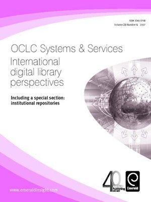 cover image of OCLC Systems & Services: International Digital Library Perspectives, Volume 23, Issue 4